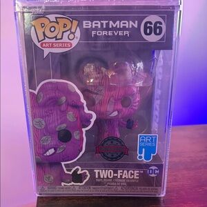 Funko Pop Art Series Two-Face Purple Figure